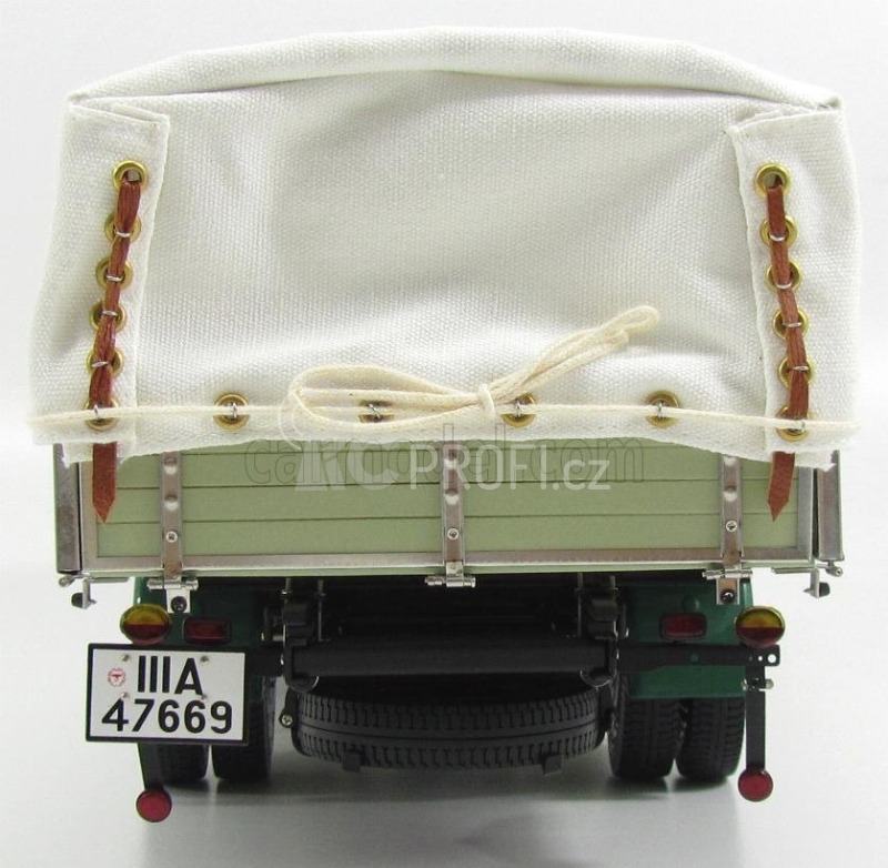 Cmc Mercedes benz Lo2750 Truck With Tarpaulin - Cassone Telonato 1933 1:18 Zelená