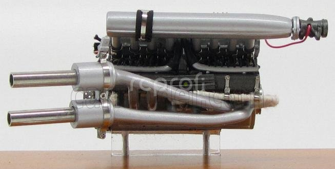 Cmc Mercedes benz Motore - Engine Mercedes 300sl 1955 - With Showcase - Con Vetrina 1:18 Silver