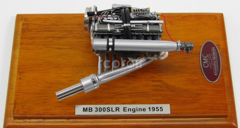 Cmc Mercedes benz Motore - Engine Mercedes 300sl 1955 - With Showcase - Con Vetrina 1:18 Silver