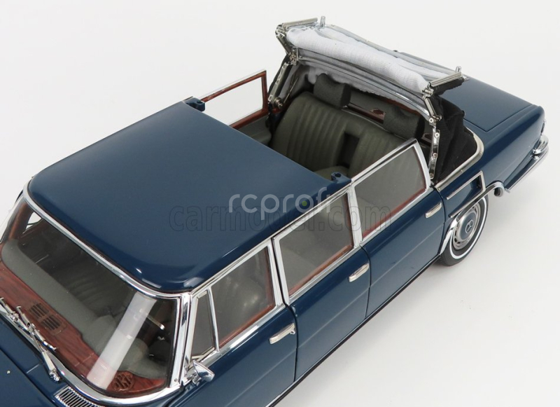 Cmc Mercedes benz S-class 600 Pullman (w100) Landaulet Soft-top Semiconvertible 1969 1:18 Blue