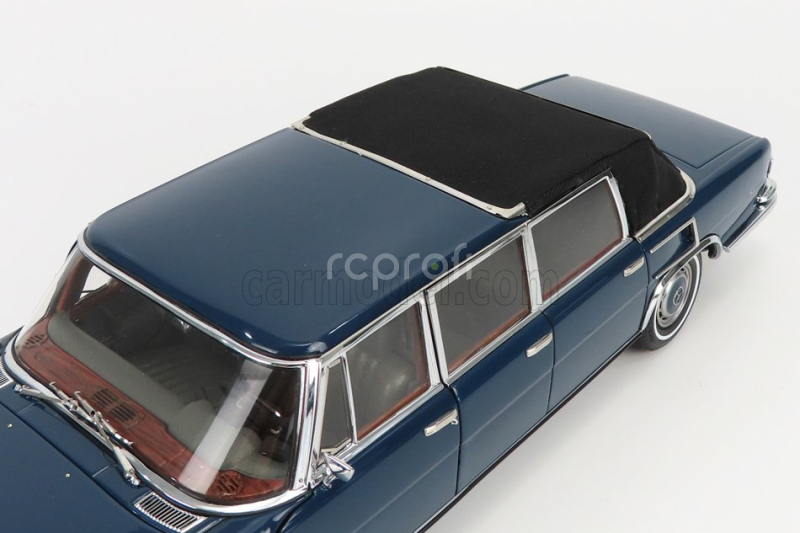 Cmc Mercedes benz S-class 600 Pullman (w100) Landaulet Soft-top Semiconvertible 1969 1:18 Blue