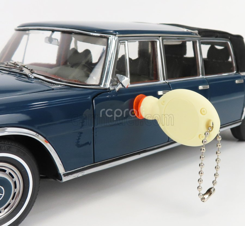 Cmc Mercedes benz S-class 600 Pullman (w100) Landaulet Soft-top Semiconvertible 1969 1:18 Blue