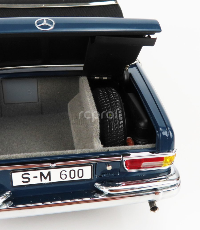 Cmc Mercedes benz S-class 600 Pullman (w100) Landaulet Soft-top Semiconvertible 1969 1:18 Blue