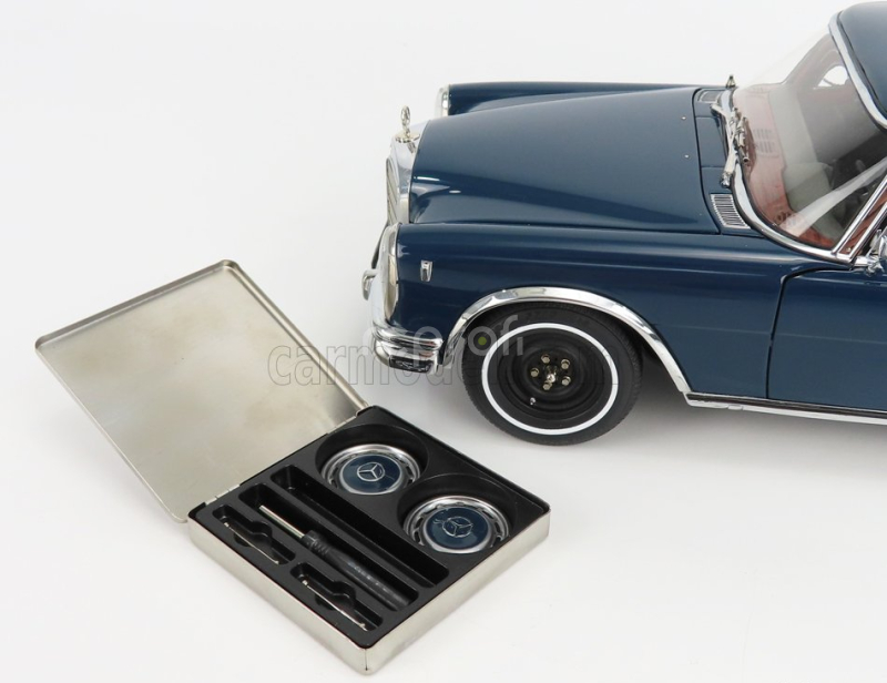 Cmc Mercedes benz S-class 600 Pullman (w100) Landaulet Soft-top Semiconvertible 1969 1:18 Blue