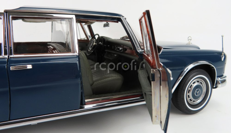 Cmc Mercedes benz S-class 600 Pullman (w100) Landaulet Soft-top Semiconvertible 1969 1:18 Blue