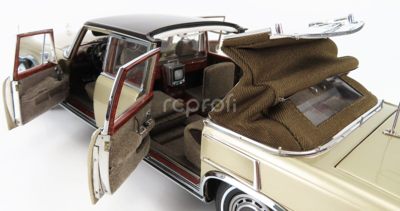 Cmc Mercedes benz S-class 600 Pullman (w100) Landaulet Soft-top Semiconvertible 1972 1:18 Gold Met