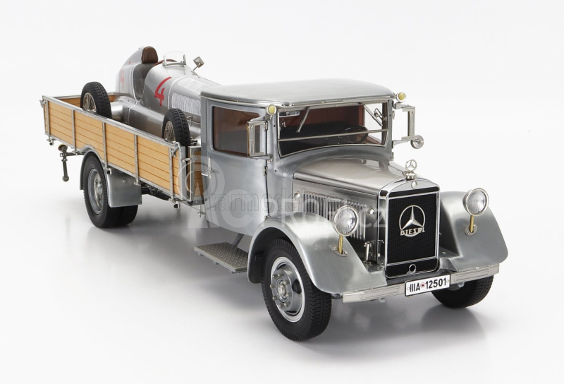 Cmc Mercedes benz Set Lo2750 Platform Truck 1936 + F1 W25 N 4 Monaco Gp 1935 1:18