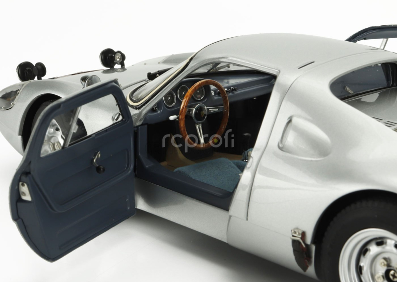 Cmc Porsche 904 Carrera Gts Ch.904-006 N 150 2nd Rally Montecarlo 1965 Eugen Boehringer - Rolf Wutherich 1:18 Silver