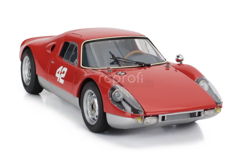 Cmc Porsche 904 Carrera Gts Ch.904-043 N 42 Pebble Beach Auctions 2017 1:18 Červená Stříbrná