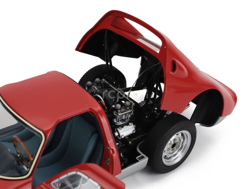 Cmc Porsche 904 Carrera Gts Ch.904-043 N 42 Pebble Beach Auctions 2017 1:18 Červená Stříbrná