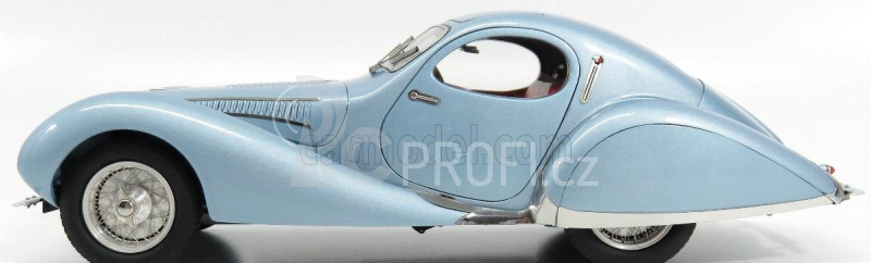 Cmc Talbot lago T150 Coupe C-ss Teardrop Figoni & Falaschi 1937 1:18 Světle Modrá Met