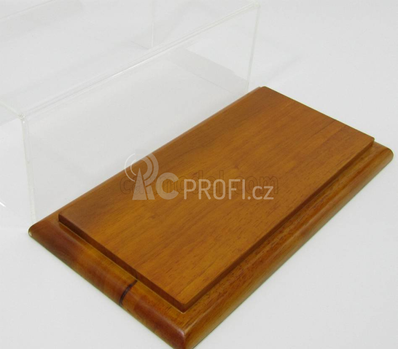 Cmc Vetrina display box For Car 1:18 Base Legno