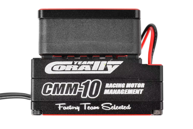 CMM-10 Racing Controller - 2-3S - 220A - senzorový regulátor - černý/červený