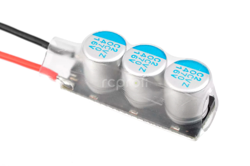 CMM-10 Racing Controller - 2-3S - 220A - senzorový regulátor - černý/červený