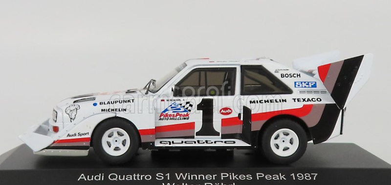 Cmr Audi Quattro Sport S1 E2 N 1 Winner Rally Pikes Peak Hill Climb 1987 W.rohrl 1:43 Žlutá Bílá Červená