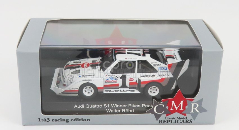 Cmr Audi Quattro Sport S1 E2 N 1 Winner Rally Pikes Peak Hill Climb 1987 W.rohrl 1:43 Žlutá Bílá Červená