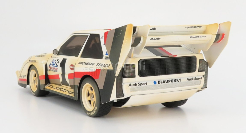 Cmr Audi Quattro Sport S1 E2 N 1 Winner Rally Pikes Peak Hill Climb - Dirty Version - 1987 W.rohrl 1:18 Žlutá Bílá Červená