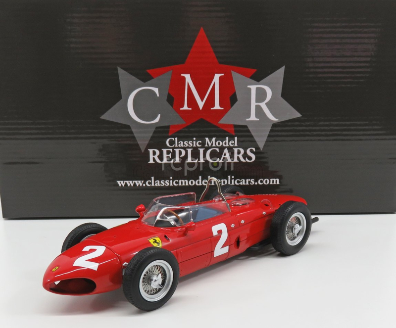 Cmr Ferrari F1  Dino 156 Sharknose N 2 World Champion Winner Italian Monza Gp 1961 Phil Hill 1:18 Red