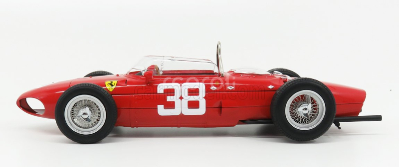 Cmr Ferrari F1  Dino 156 Sharknose N 38 World Champion 3rd Monaco Gp 1961 Phil Hill 1:18 Red
