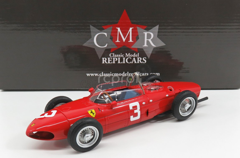 Cmr Ferrari F1  Dino 156 Sharknose N 4 Winner Dutch Gp 1961 W.von Trips 1:18 Red