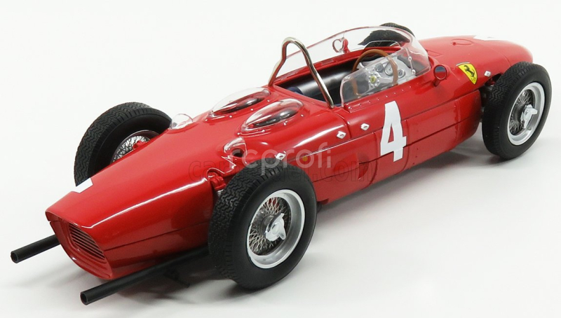 Cmr Ferrari F1  Dino 156 Sharknose N 4 World Champion Winner Belgian Gp Phil Hill 1961 1:18 Red