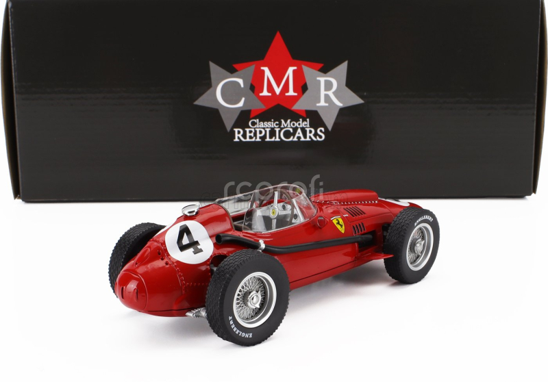 Cmr Ferrari F1  Dino 246 N 4 Winner French Gp Mike Hawthorn 1958 World Champion 1:18 Red