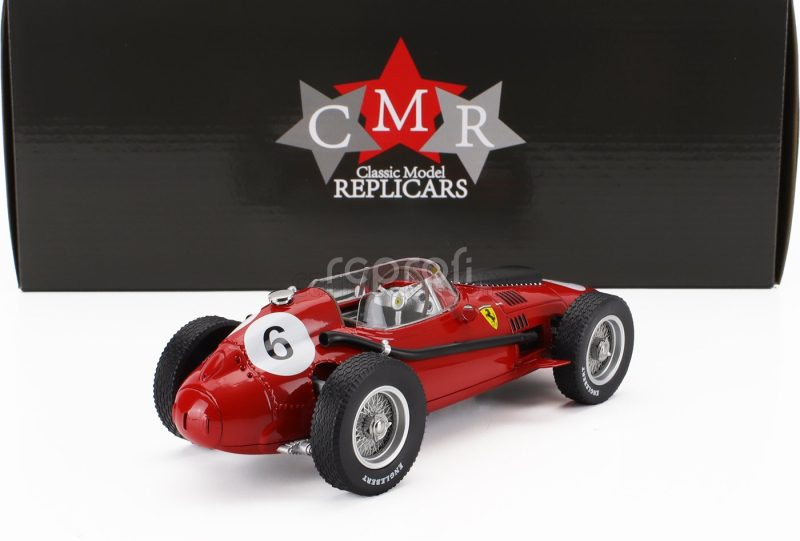 Cmr Ferrari F1  Dino 246 N 6 2nd Morocco Gp Mike Hawthorn 1958 World Champion 1:18 Red
