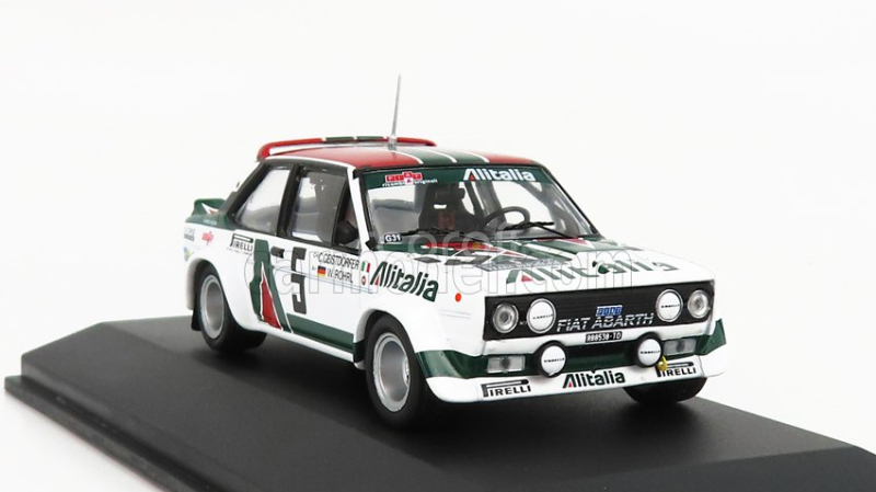 Cmr Fiat 131 Abarth Alitalia N 5 Winner Rally Acropolis 1978 W.rohrl - C.geistdorfer 1:43 Bílá Zelená Červená