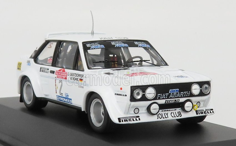 Cmr Fiat 131 Abarth N 2 Rally Sanremo 1980 W.rohrl - C.geistdorfer 1:43 Bílá