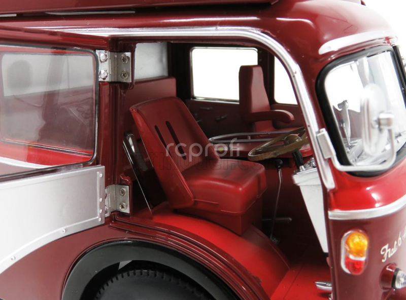 Cmr Fiat 642rn2 Truck Bartoletti F1 Ferrari Car Transporter 1957 1:18 Červené Bordeaux