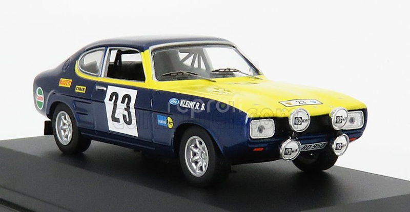 Cmr Ford england Capri 2600 Gt N 23 Rally Olympia Erc 1972 W.rohrl - H. Rothfuß 1:43 Modrá Žlutá