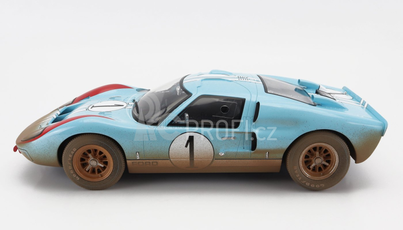 Cmr Ford usa Gt40 Mkii 7.0l V8 Team Shelby American Inc. N 1 1:12, světle modrá