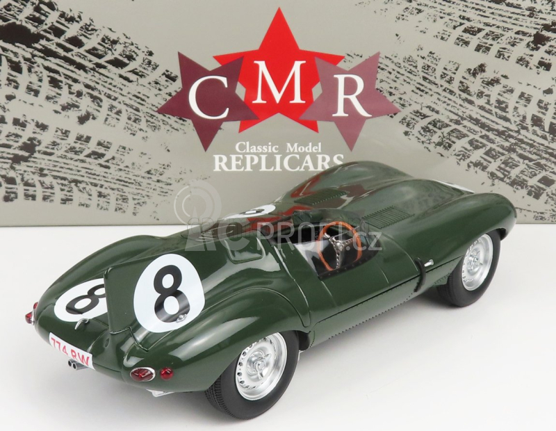 Cmr Jaguar D-type Jaguar Cars Ltd Team N 8 1:18, tmavě zelená