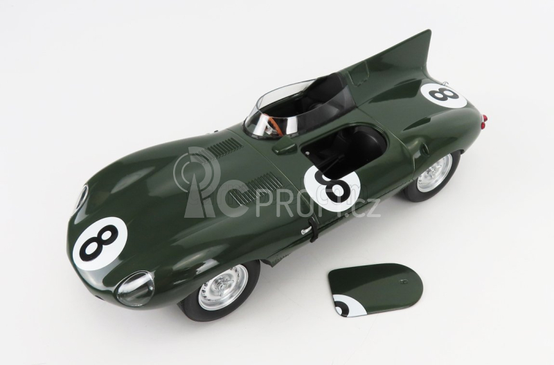 Cmr Jaguar D-type Jaguar Cars Ltd Team N 8 1:18, tmavě zelená