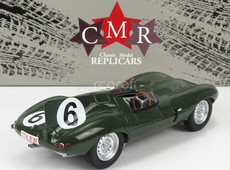 Cmr Jaguar D-type Team Jaguar Cars Ltd N 6 Winner 24h Le Mans 1955 J.m.hawthorn - I.l.bueb 1:18 Britská Závodní Zelená