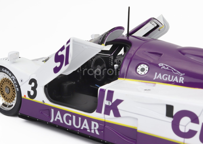 Cmr Jaguar Xjr12 7.0l V12 Team Silk Cut Jaguar T.w.racing N 3 Winner 24h Le Mans 1990 John Nielsen - Price Cobb - Martin Brundle 1:18 Bílá Fialová