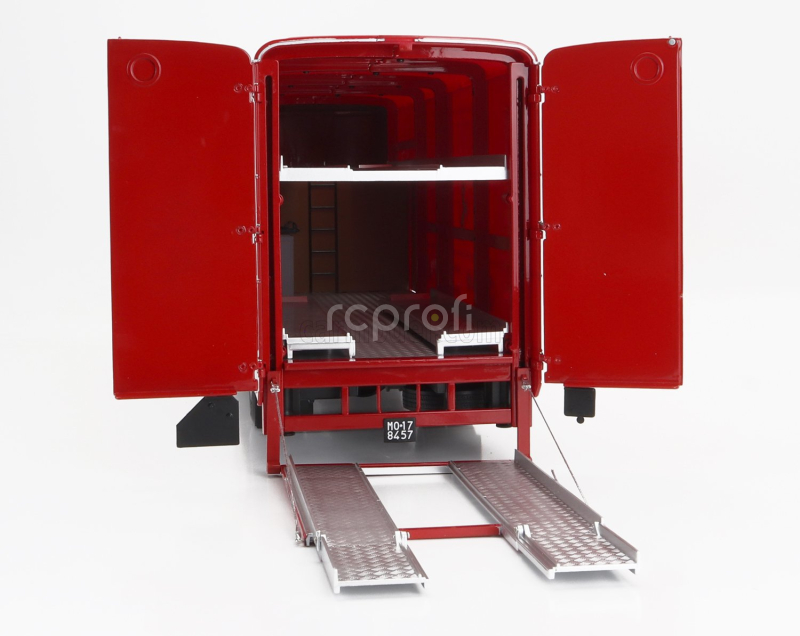 Cmr Om fiat 150 Rolfo Truck Car Transporter 2-assi 1966 - For F1 312b 1970 And Ferrari P3 Spider 1966 1:18 Red