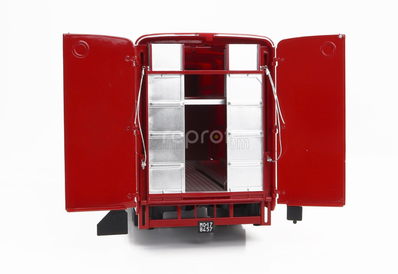 Cmr Om fiat 150 Rolfo Truck Car Transporter 2-assi 1966 - For F1 312b 1970 And Ferrari P3 Spider 1966 1:18 Red