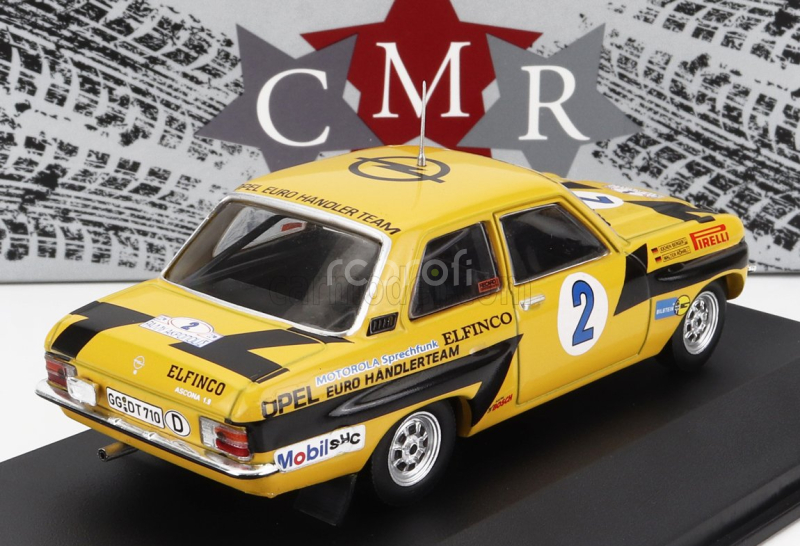 Cmr Opel Ascona 1.9 Sr N 2 Rally Acropolis 1975 W.rohrl - J.berger 1:43 Žlutá Černá