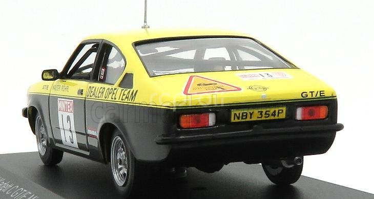 Cmr Opel Kadett C Gt/e N 13 Rally Mintex 1977 Walter Rohrl - Mike Broad 1:43 Žlutá Černá