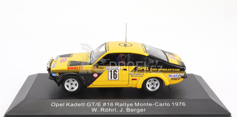 Cmr Opel Kadett C Gt/e (night Version) N 16 1:43, žlutá