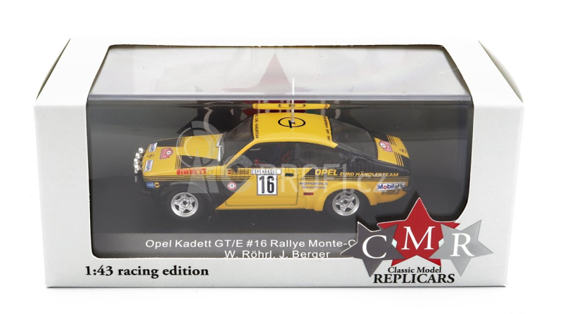 Cmr Opel Kadett C Gt/e (night Version) N 16 1:43, žlutá
