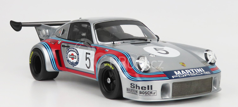 Cmr Porsche 911 930 Carrera Rsr Turbo 2.1l Team Martini Racing N 5 1:12, stříbrná