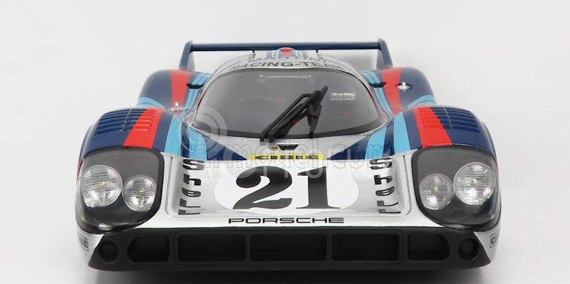 Cmr Porsche 917lh 4.9l Team Martini Racing N 21 24h Le Mans 1971 Vic Elford - Gerard Larrousse 1:12 Stříbrná Modrá