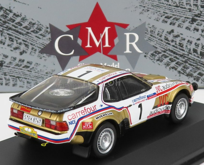 Cmr Porsche 924 Carrera Gts N 1 Rally D'antibes 1981 W.rohrl - C.geistdorfer 1:43 Zlatá Bílá