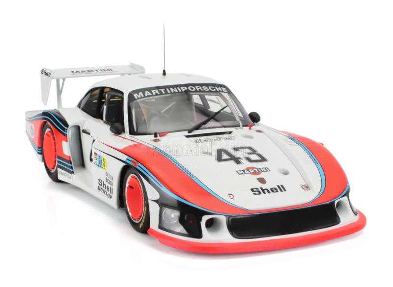 Cmr Porsche 935/78 3.2l Twin Turbo Moby Dick Team Martini Racing Porsche System N 43 24h Le Mans 1978 Rolf Stommelen - Manfred Schurti 1:12 Bílá Modrá Červená