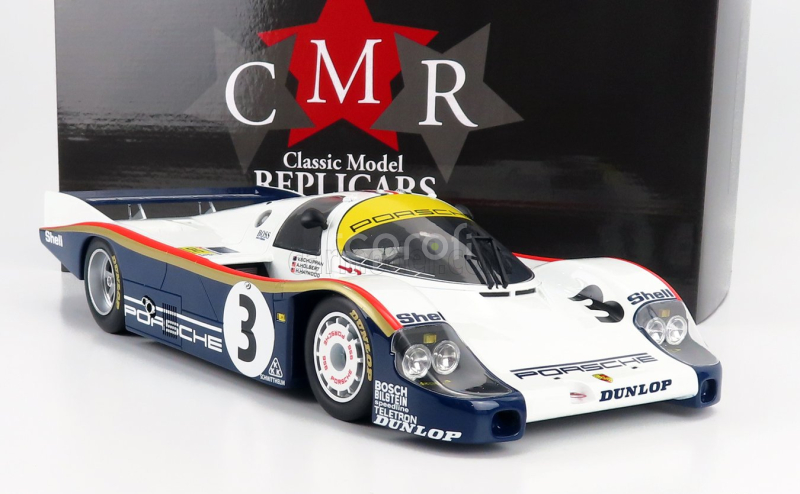 Cmr Porsche 956l 2.6l Turbo Team Rothmans Porsche N 3 Winner 24h Le Mans 1983 Al Holbert - Hurley Haywood - Vern Schuppan 1:12 Bílá Modrá