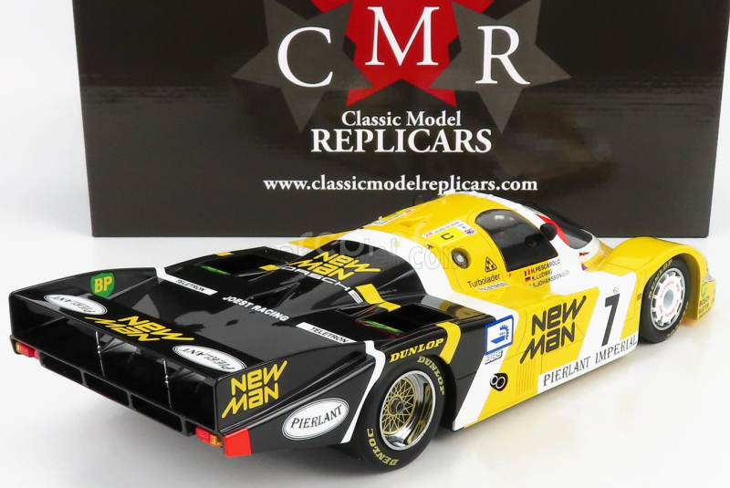Cmr Porsche 956l Turbo Team Newman Joest Racing N 7 Winner 24h Le Mans 1984 K.ludwig - H.pescarolo - S.johansson 1:12 Žlutá Černá