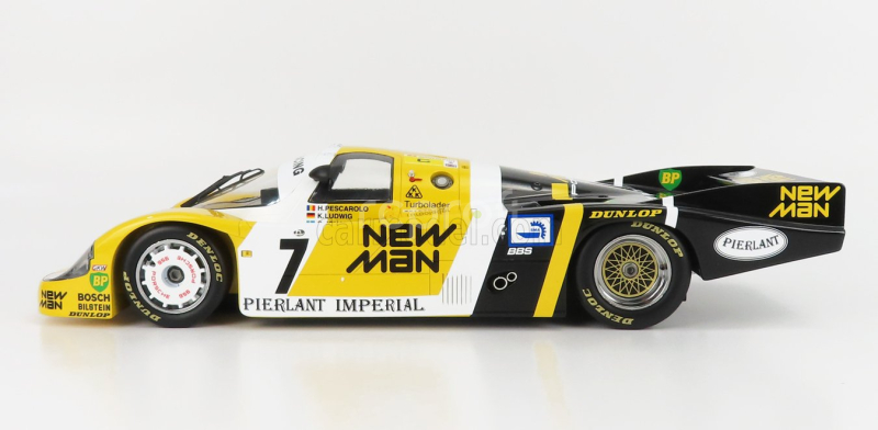 Cmr Porsche 956l Turbo Team Newman Joest Racing N 7 Winner 24h Le Mans 1984 K.ludwig - H.pescarolo - S.johansson 1:12 Žlutá Černá