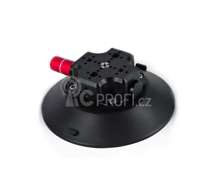 CNC Quick Release Vehicle Suction Mount (6inch) Black